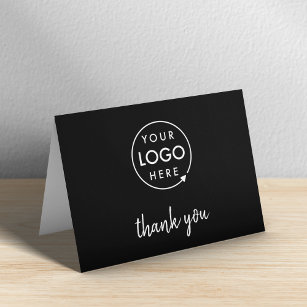 Business Logo   Corporate Company Professional Thank You Card
