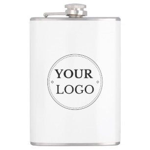 Business Logo Corporate Modern Employee Hip Flask