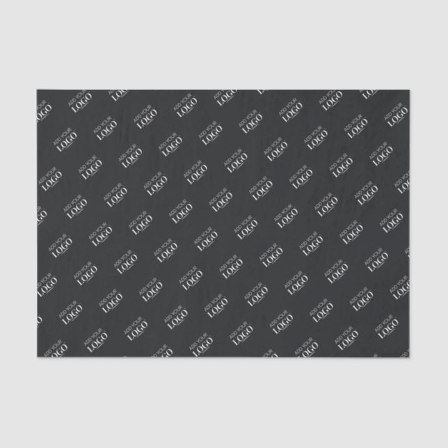 Business Logo Corporate Packaging Company Wrapping Tissue Paper (Front)