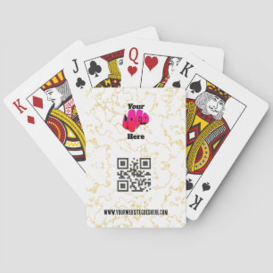 Business LOGO Corporate QR CODE Playing Cards