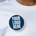 Business Logo Custom Company Photo 3 Cm Round Badge<br><div class="desc">Business logo 2.25" button pin for brand advertising.  Represent your company with your own professional marketing materials.</div>