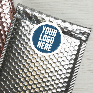 Business Logo Custom Company Photo Classic Round Sticker