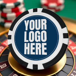 Business Logo Custom Company Photo Poker Chips