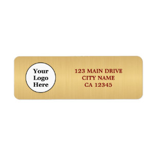 Business Logo Custom Company Return Address