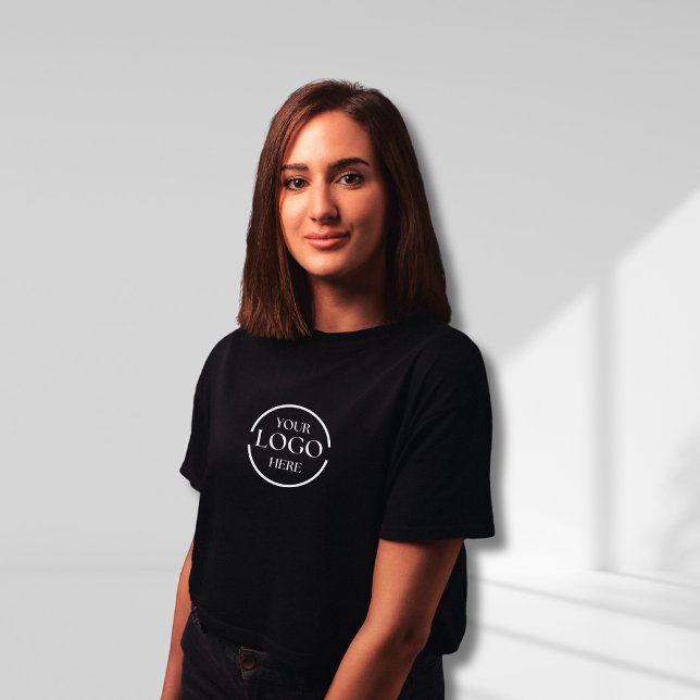 Business Logo | Custom Employee Female Staff T-Shirt (Business Logo | Custom Employee Female Staff T-Shirt)