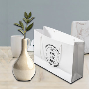 Business Logo Custom Large Gift Bag