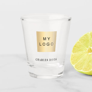 Business logo custom name shot glass