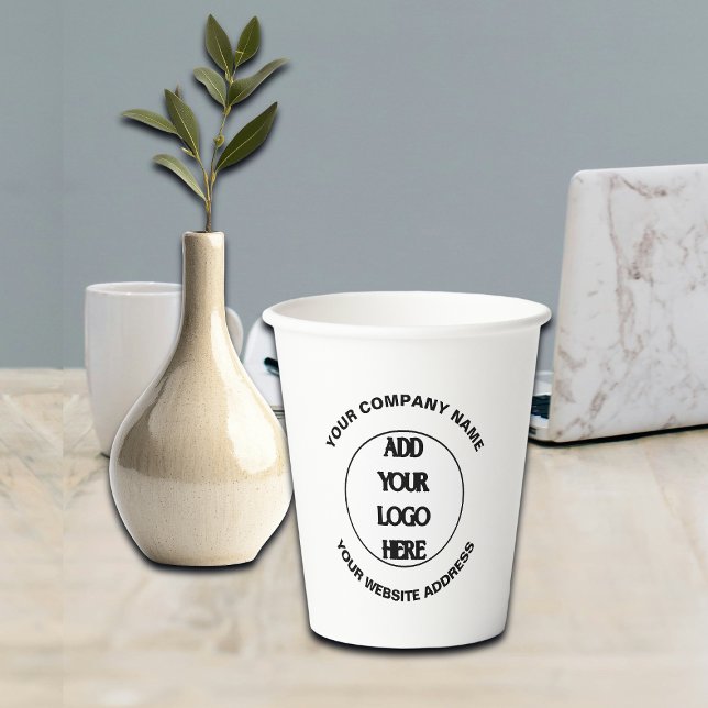 Business Logo Custom  Paper Cups (Creator Uploaded)