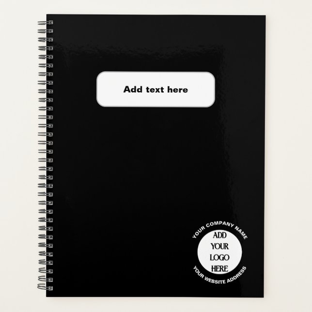 Business Logo Custom  Planner (Front)
