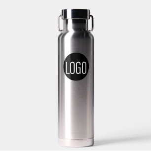 Business logo Custom QR code website Branded Water Bottle