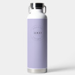 Business logo Custom QR code website purple Water Bottle<br><div class="desc">Make a bold statement for your business with the Business Logo Custom QR Code Website purple Water Bottle. This professional water bottle not only showcases your business logo but also offers a unique and effective way to increase web traffic and customer engagement. With the custom QR code generator on the...</div>