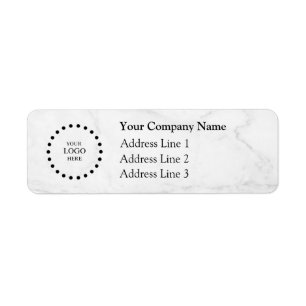 Business Logo Custom Return Address Label