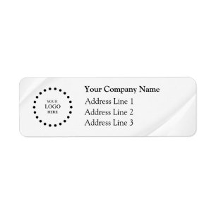 Business Logo Custom Return Address Label