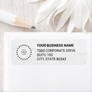 Business Logo Custom Return Address Label