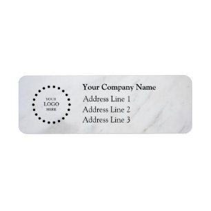 Business Logo Custom Return Address Label