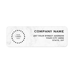 Business Logo Custom Return Address Label