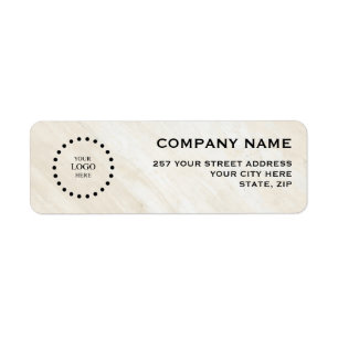 Business Logo Custom Return Address Label