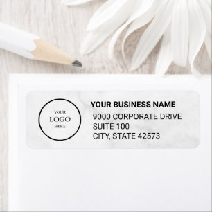 Business Logo Custom Return Address Label