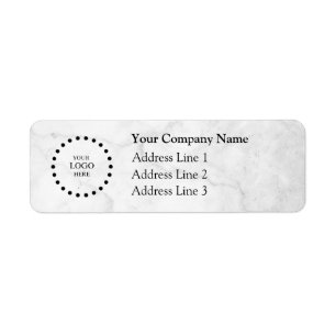 Business Logo Custom Return Address Label