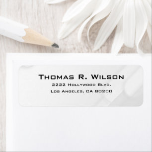 Business Logo Custom Return Address Label