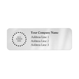 Business Logo Custom Return Address Label