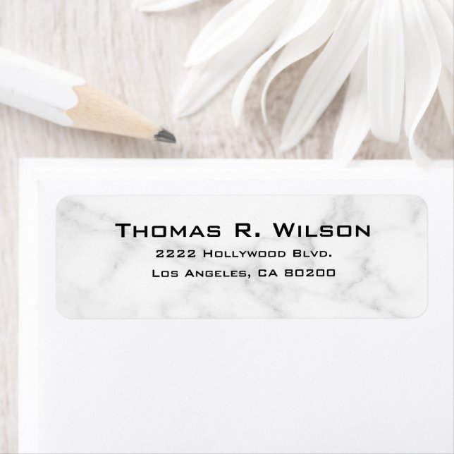 Business Logo Custom Return Address Label (Insitu)