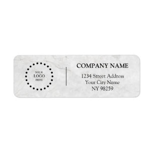 Business Logo Custom Return Address Label