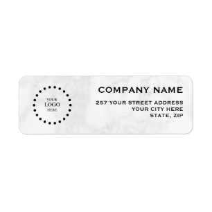 Business Logo Custom Return Address Label