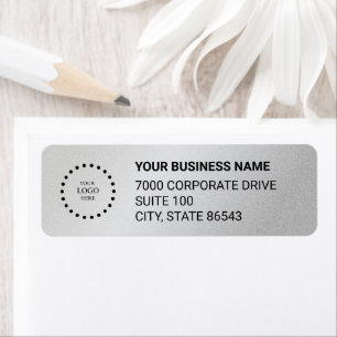 Business Logo Custom Return Address Label