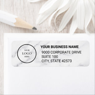 Business Logo Custom Return Address Label
