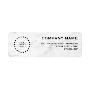 Business Logo Custom Return Address Label