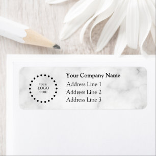 Business Logo Custom Return Address Label