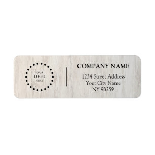 Business Logo Custom Return Address Label