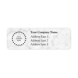 Business Logo Custom Return Address Label