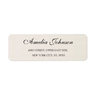 Business Logo Custom Return Address Label