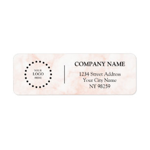 Business Logo Custom Return Address Label