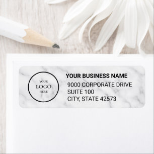 Business Logo Custom Return Address Label