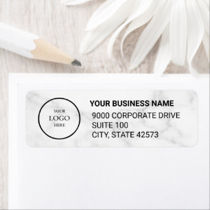 Business Logo Custom Return Address Label