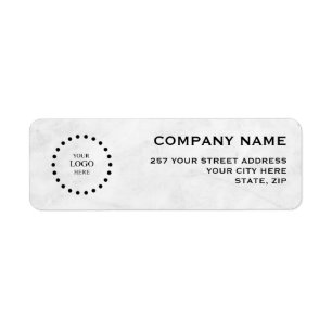 Business Logo Custom Return Address Label