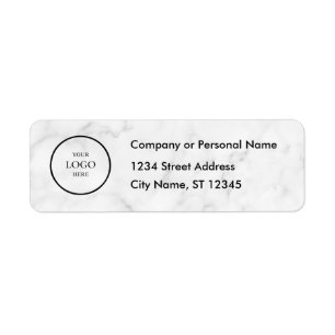 Business Logo Custom Return Address Label