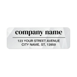 Business Logo Custom Return Address Label