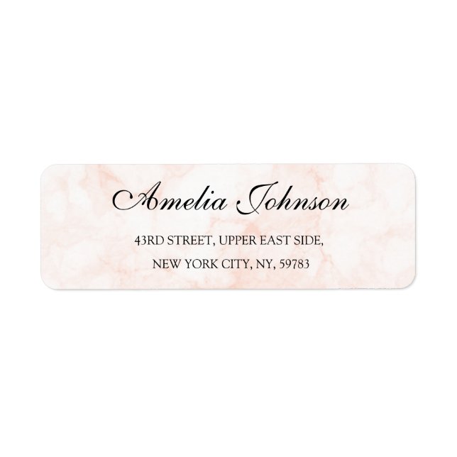 Business Logo Custom Return Address Label (Front)