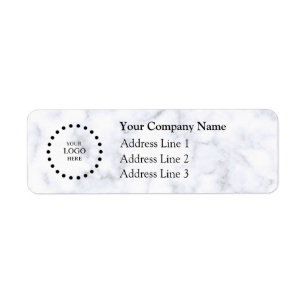 Business Logo Custom Return Address Label
