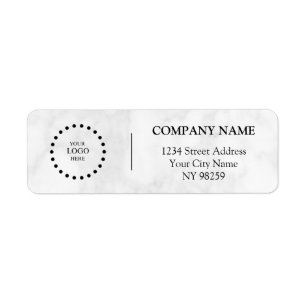 Business Logo Custom Return Address Label