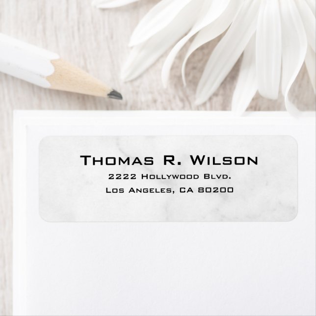 Business Logo Custom Return Address Label (Insitu)