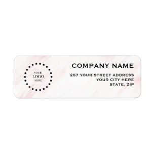 Business Logo Custom Return Address Label