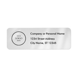 Business Logo Custom Return Address Label
