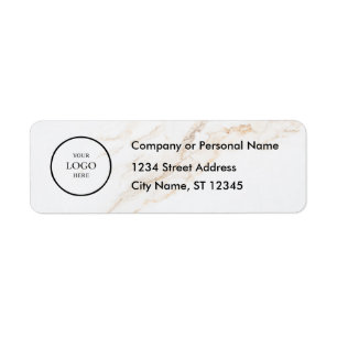 Business Logo Custom Return Address Label