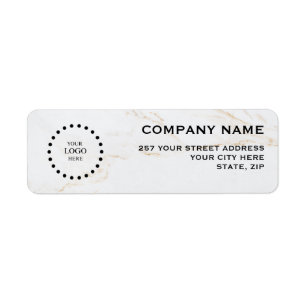 Business Logo Custom Return Address Label