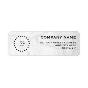 Business Logo Custom Return Address Label